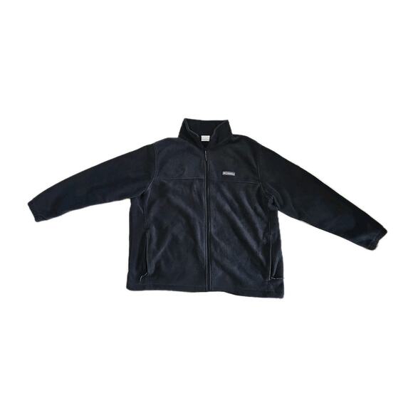 Columbia Fleece Jacket for Men, Size 3X Large - Black FULL ZIP STRING - Picture 1 of 6